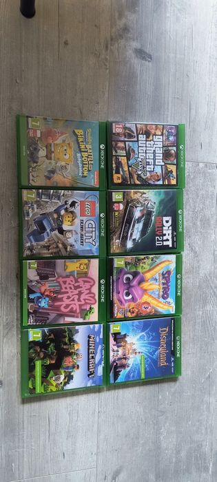 Gry Xbox one różne. GTA, Minecraft itd...