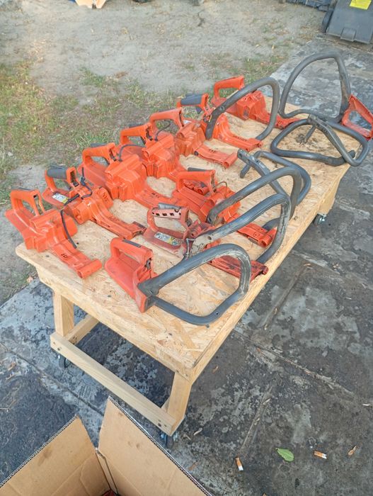 Części pilarki Husqvarna, partner wiele modeli, rozruszniki, osłony,