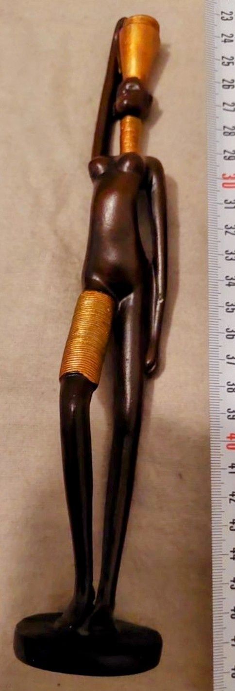 Zestaw 3 figurki w stylu afrykańskim