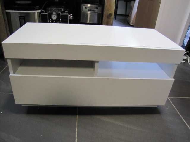 Szafka na buty otwierana 4 półki biała