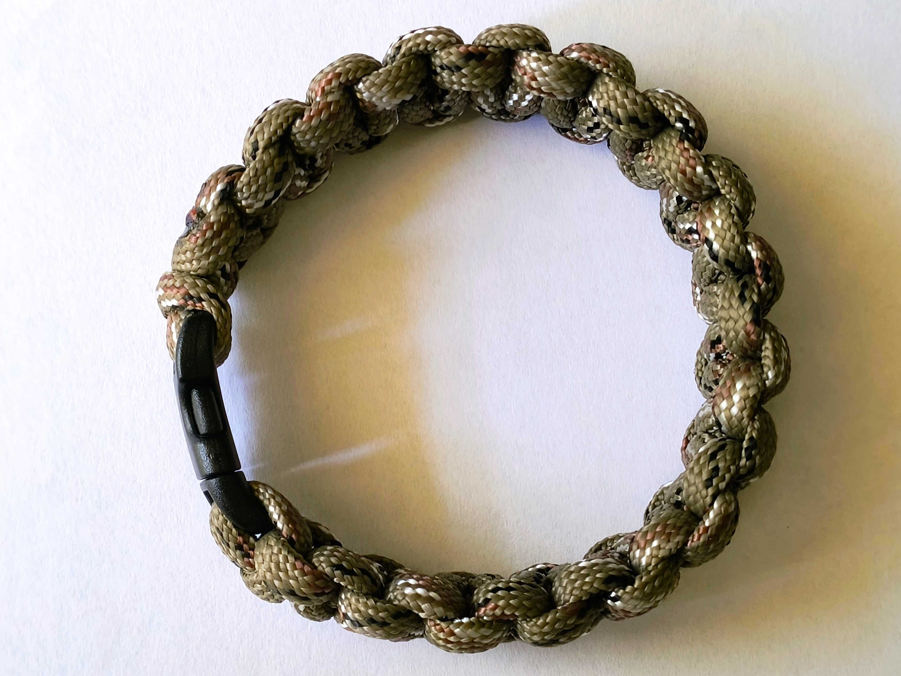 Bransoletka/bransoleta paracord 19 cm survival
