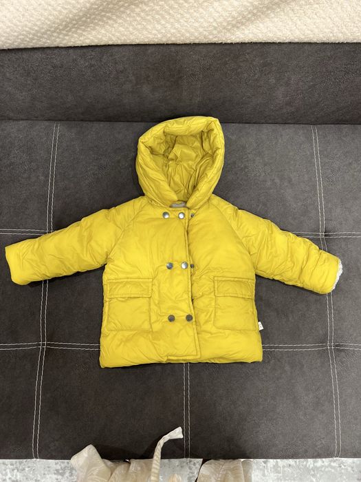 Тепла курточка осінь-зима ZARA. 6-12 м.