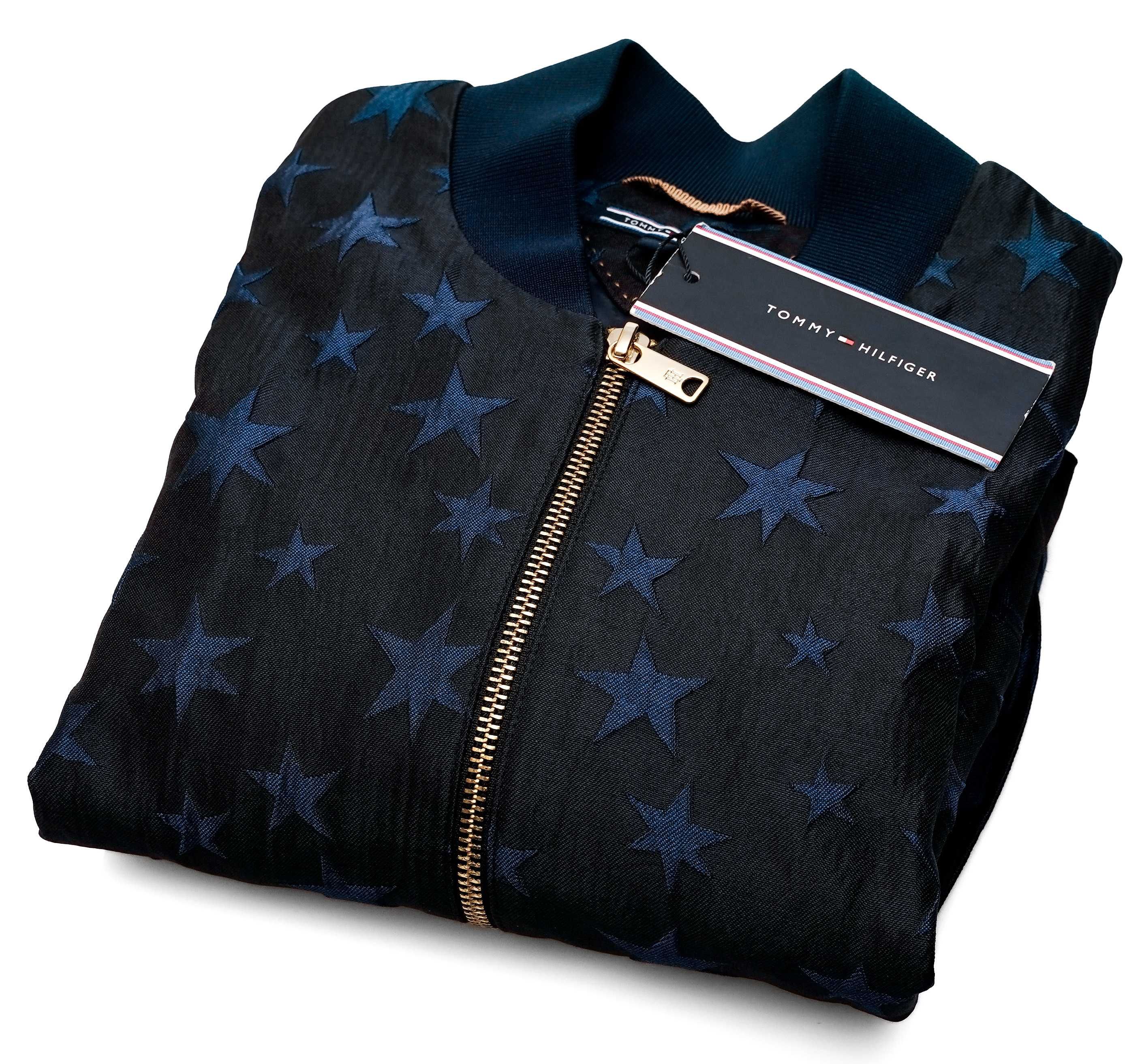 TOMMY HILFIGER -NOWA Damska Kurtka Bomberka SABA 488 STAR ROZ.34 XS
