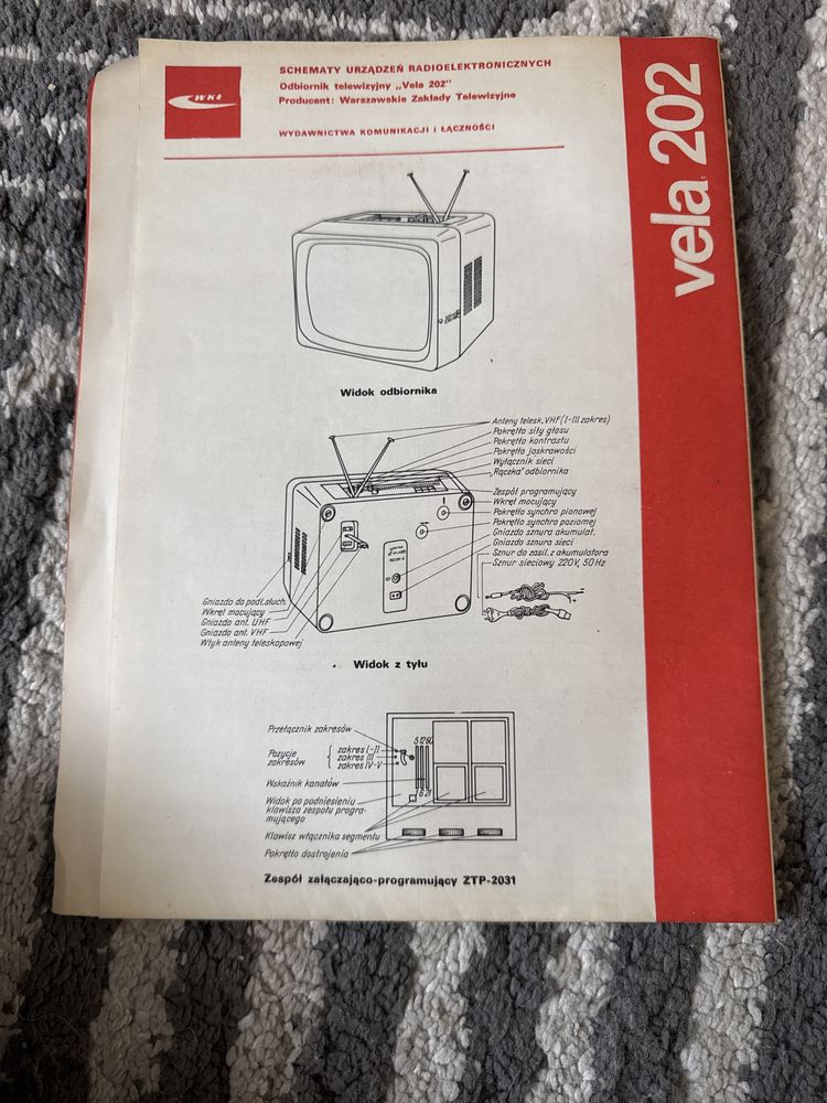 Schemat telewizor  Vela 202