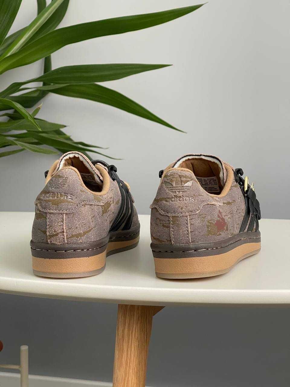 Кросівки Adidas Superstar Rabbit Hole адідас супер стар коричневі