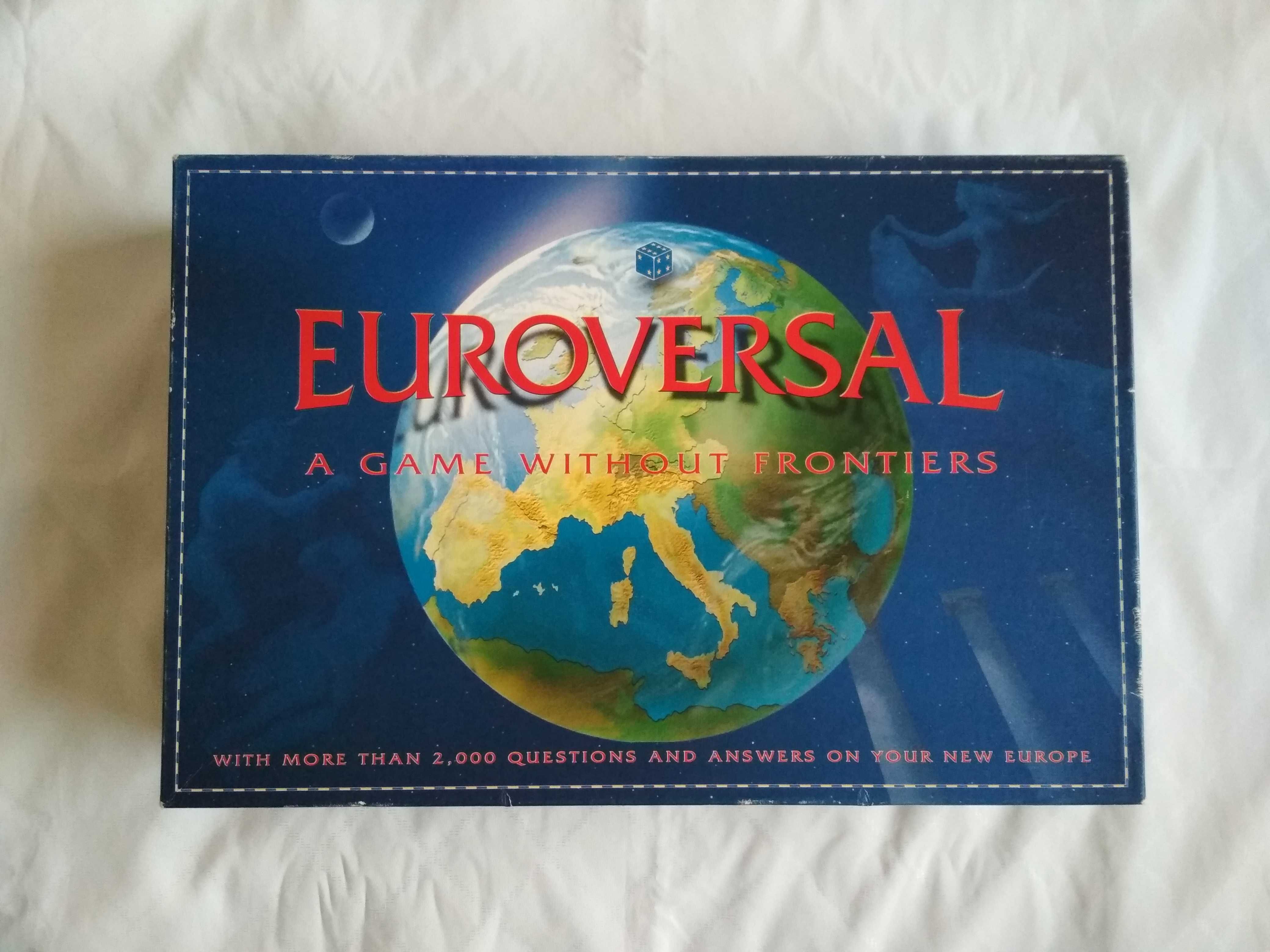 Euroversal Eurowersal edukacyjna gra planszowa w języku angielskim UE
