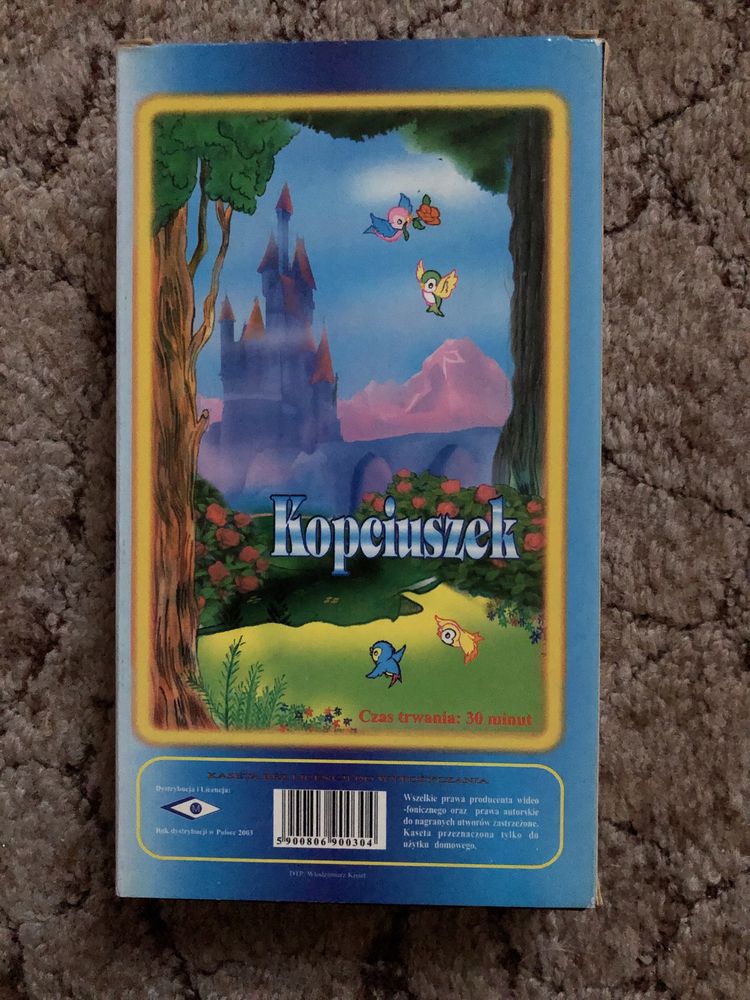 Kaseta VHS Kopciuszek