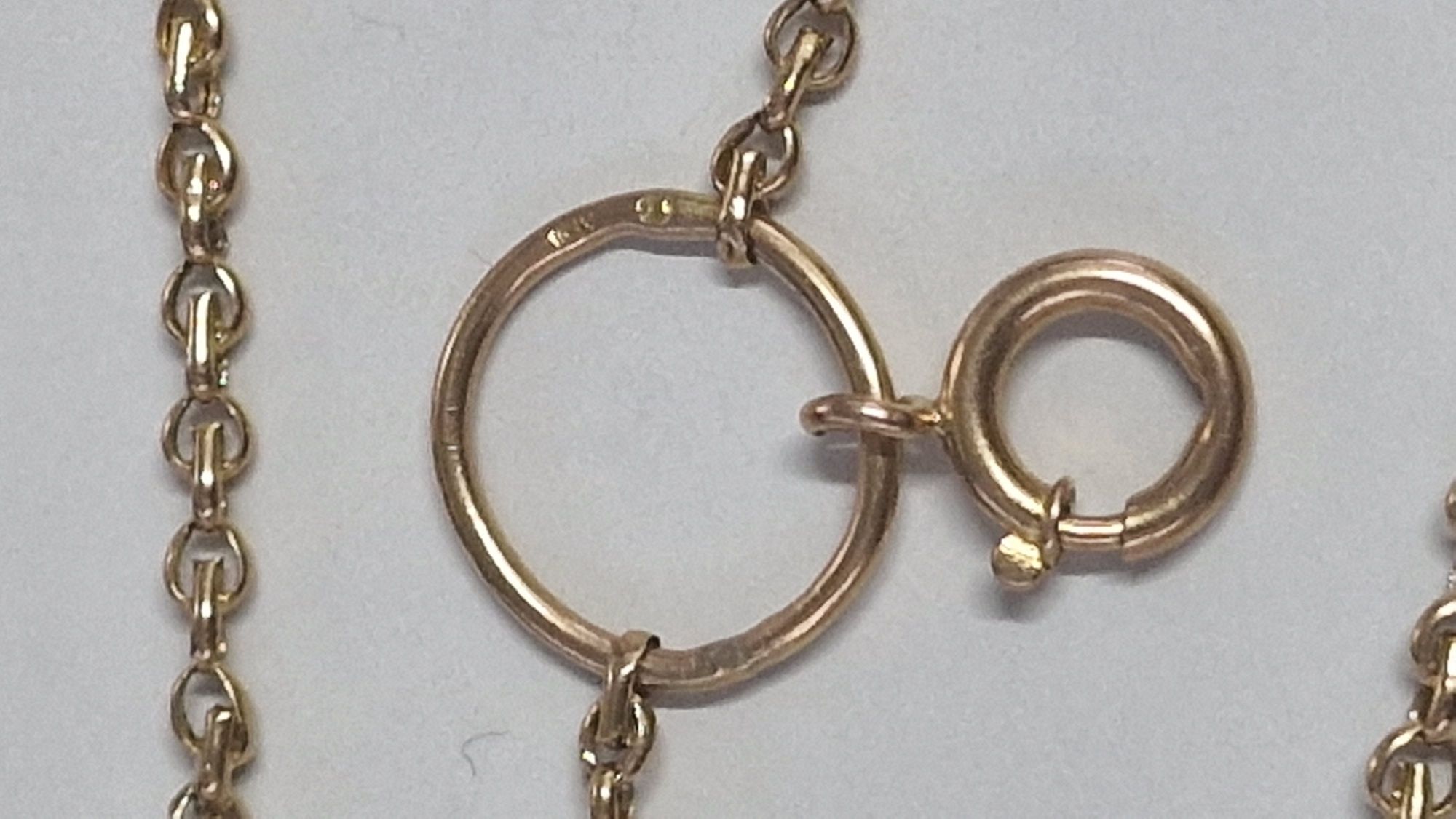 Cordao em ouro usado , português de 19,2kilates c 18,8gramas