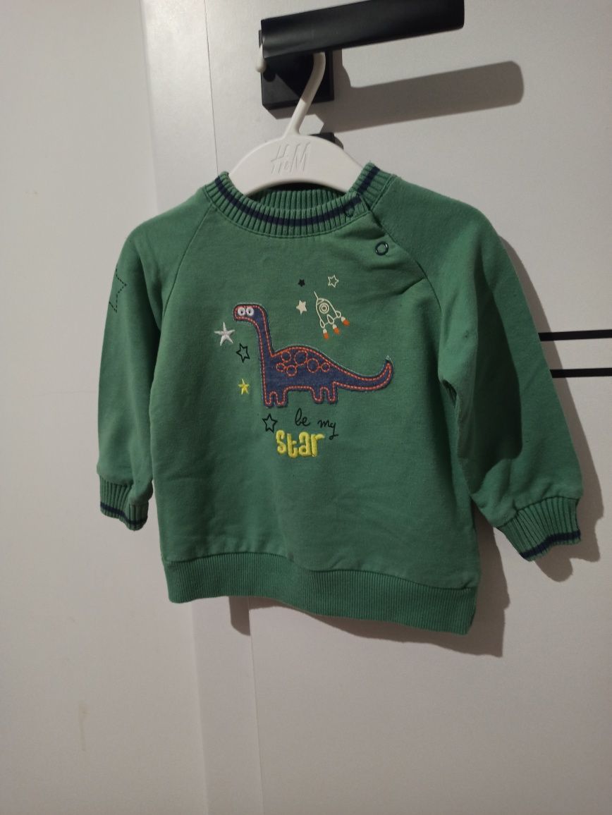 Bluza z dinozaurem Cool Club, r. 68/74