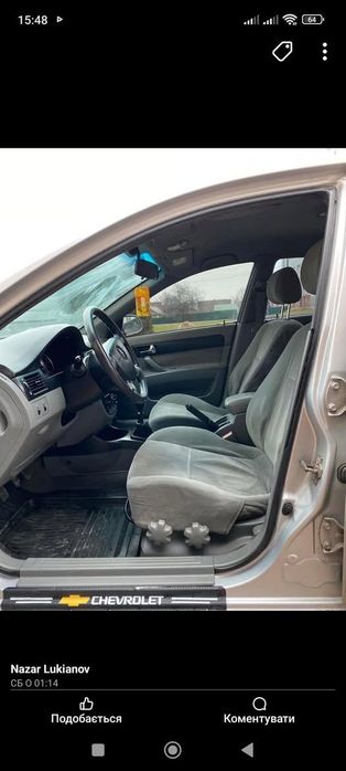 Продам chevrolet lacetti 2007 року чистий бензин