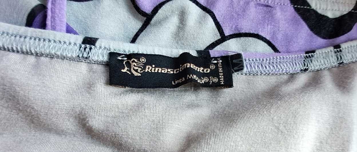 Spódnica vintage w odcieniach fioletu i szarości 
r. 38 M
