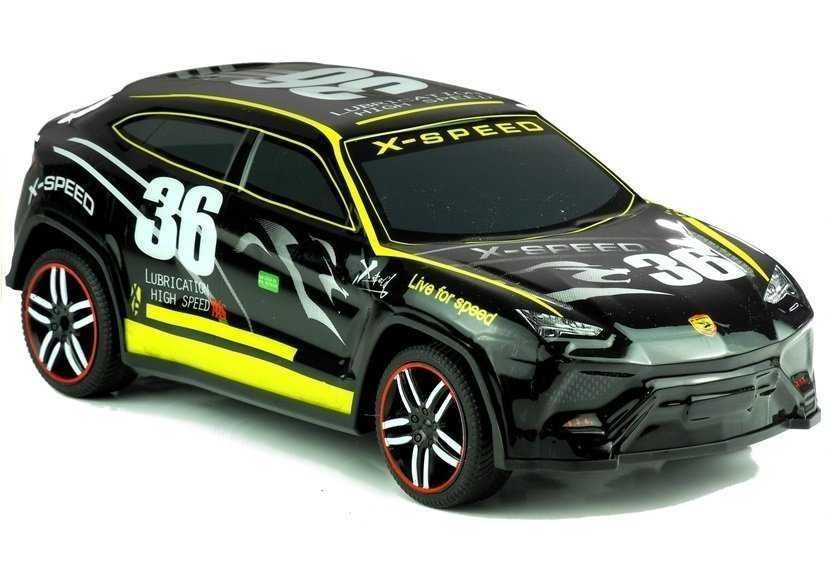 Auto Zdalnie Sterowane Sportowe Pilot R/C Czarne