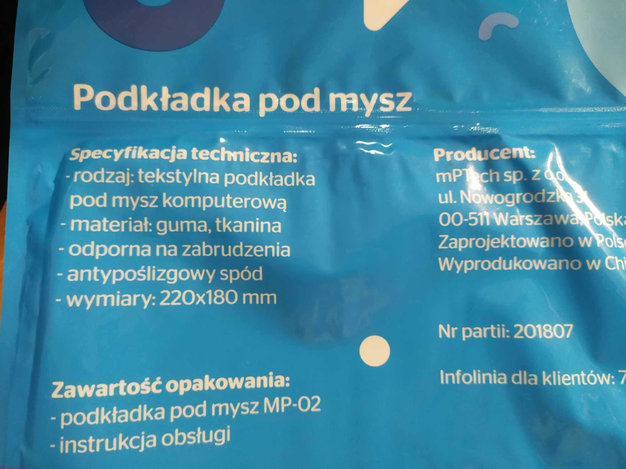 Podkładka pod myszkę Niebieska