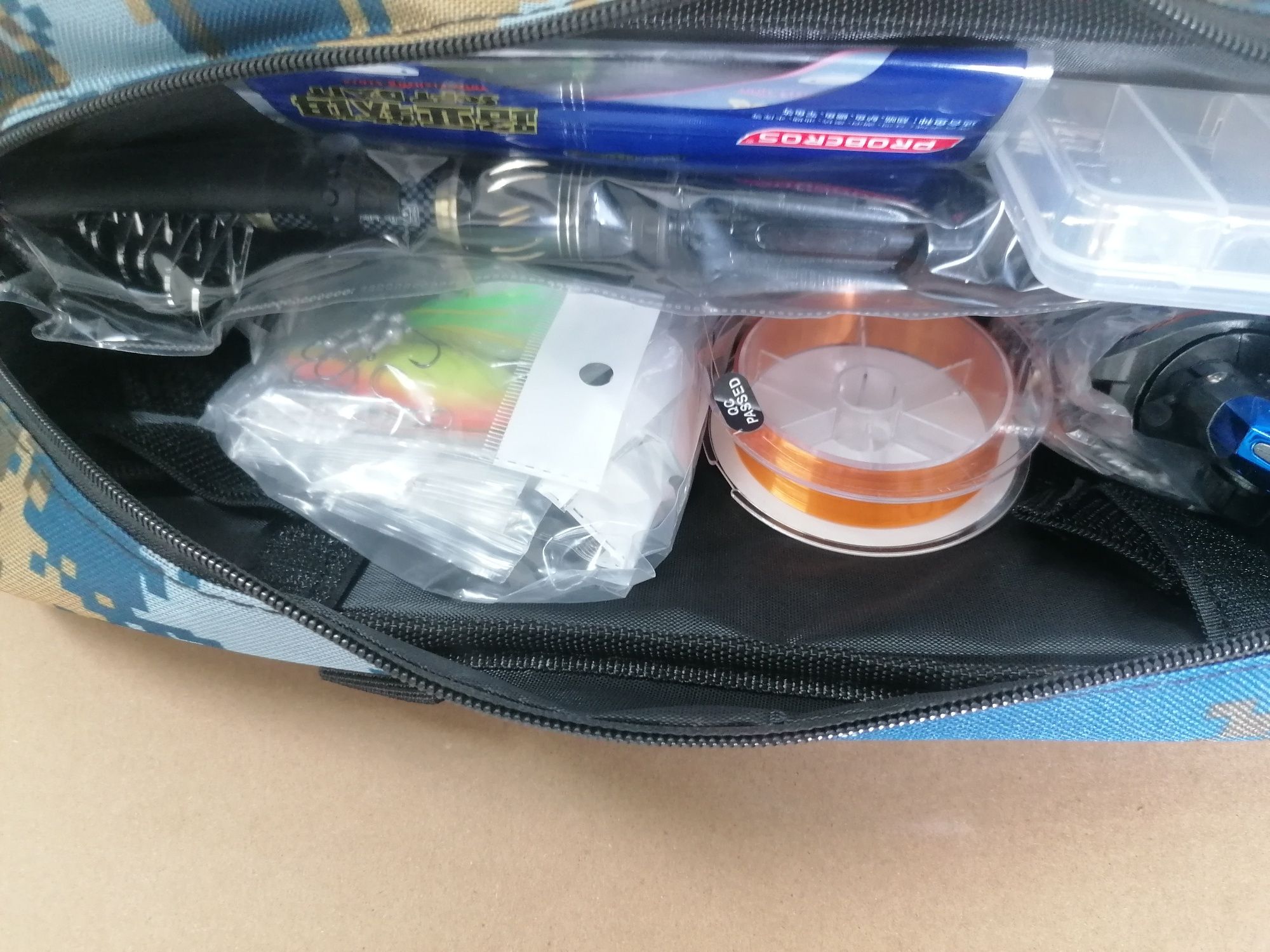 Kit completo para pesca (novo, a estrear)