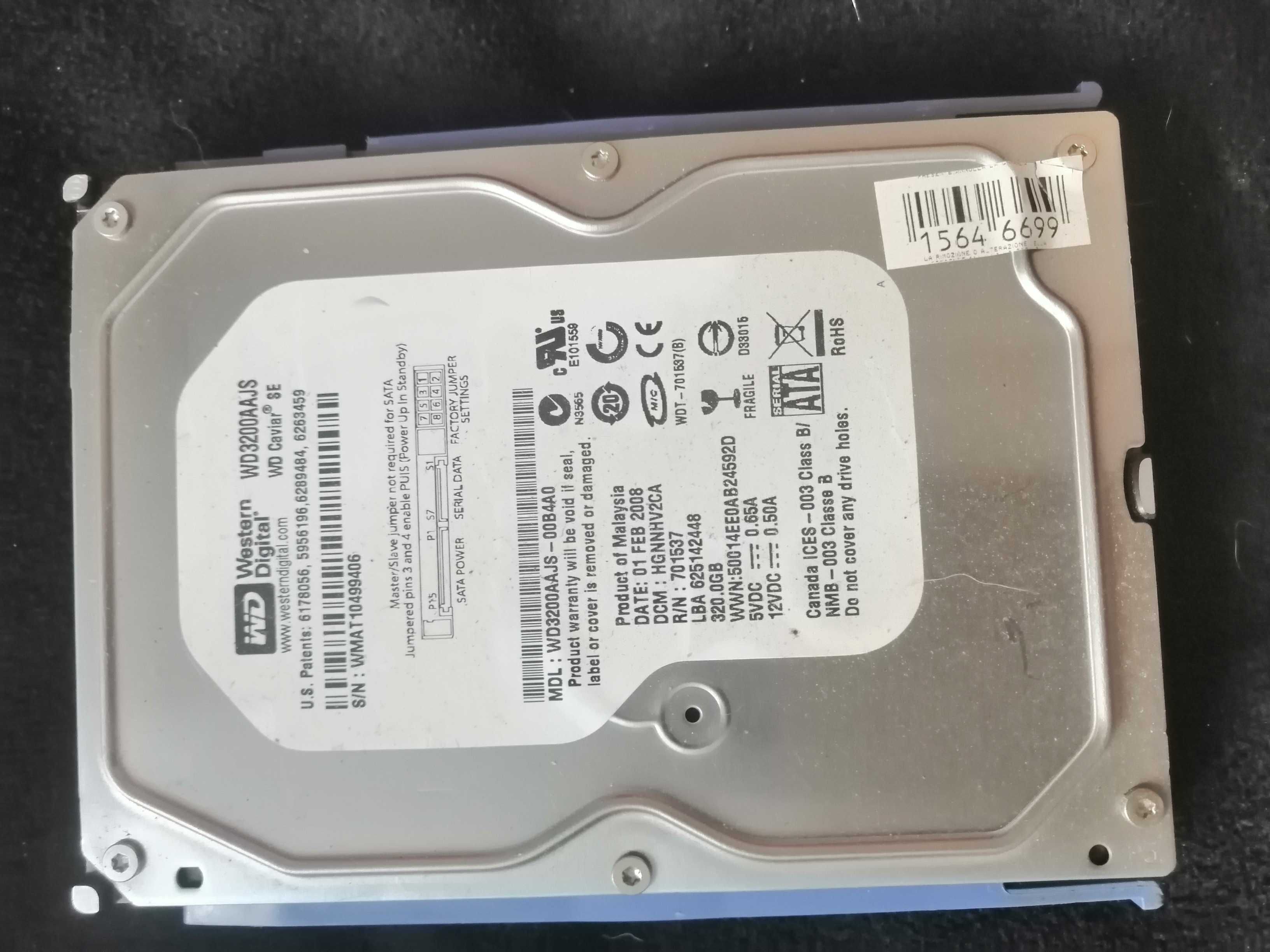 twardy dysk 320 gb do komputera