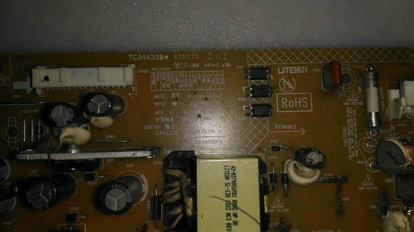 Zasilacz UE-3790-01UN-LF TOSHIBA 32L2333D