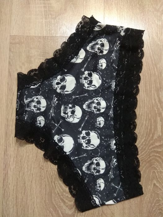 Goth Emo Majteczki z koronką Halloween