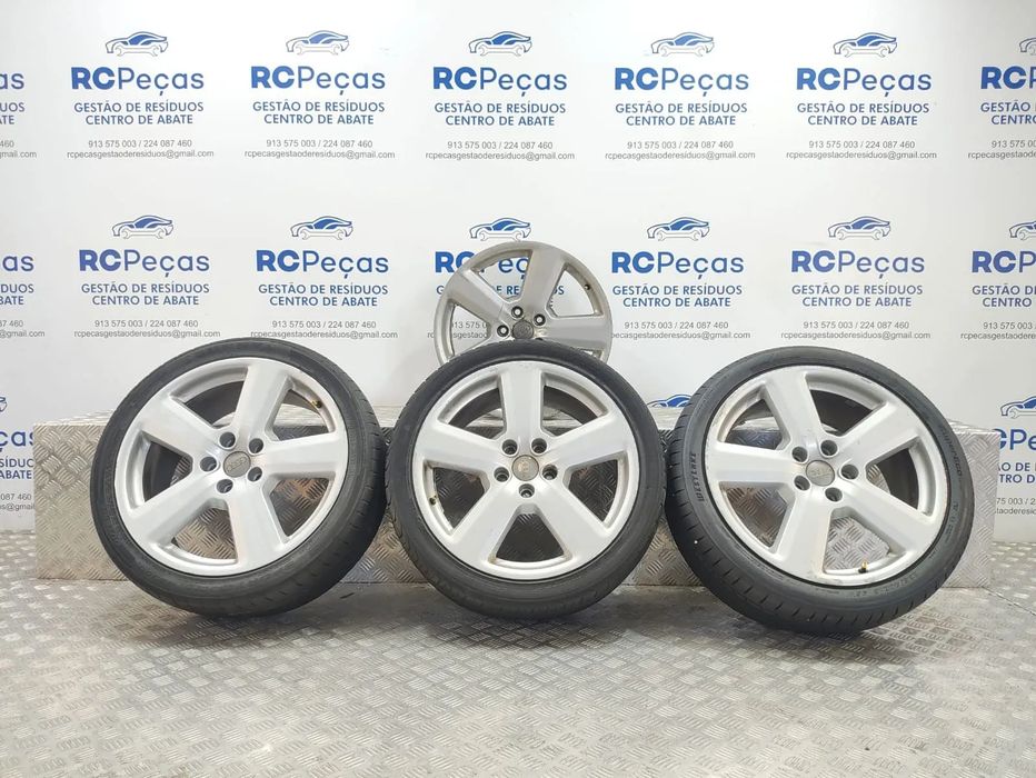 Conjunto Jantes Ronal 18 Originais Audi A4 B8 S-Line S Line 8J ET43 5x112