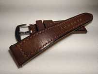 Pasek skórzany do zegarka Vintage 21 mm - skóra Horween Full Grain