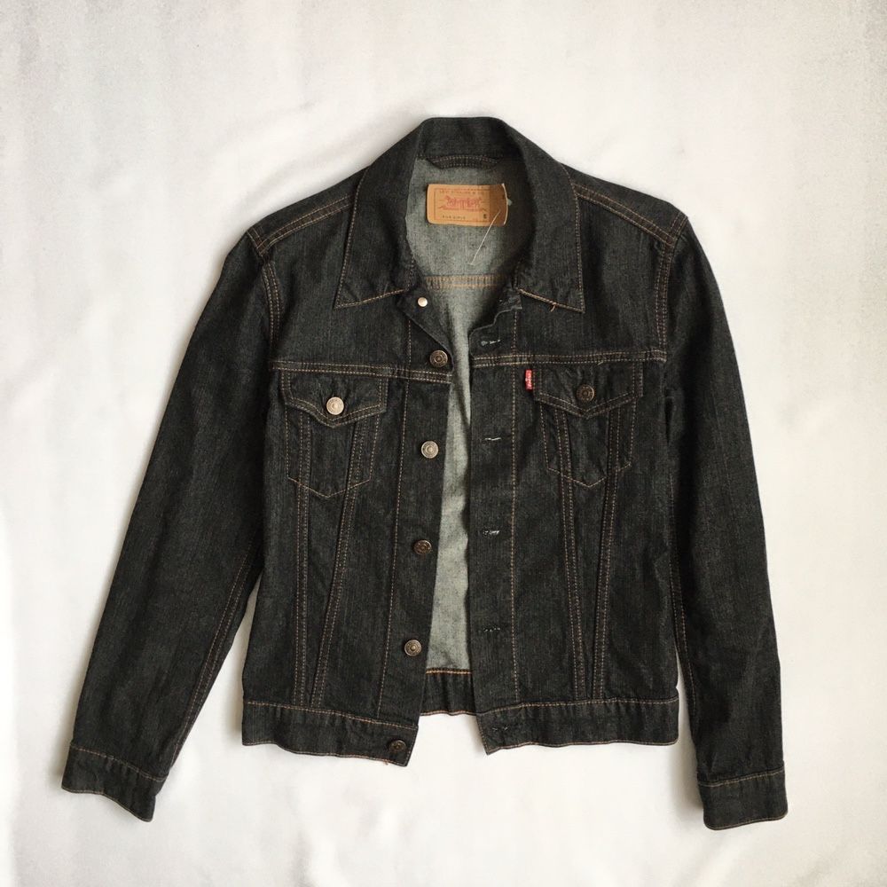 Джинсовая куртка Levis Trucker Jacket Washed black