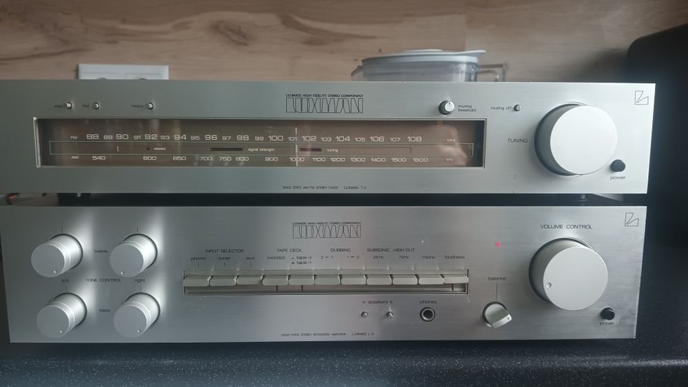 Zestaw Luxman , Modele L-3 oraz T2