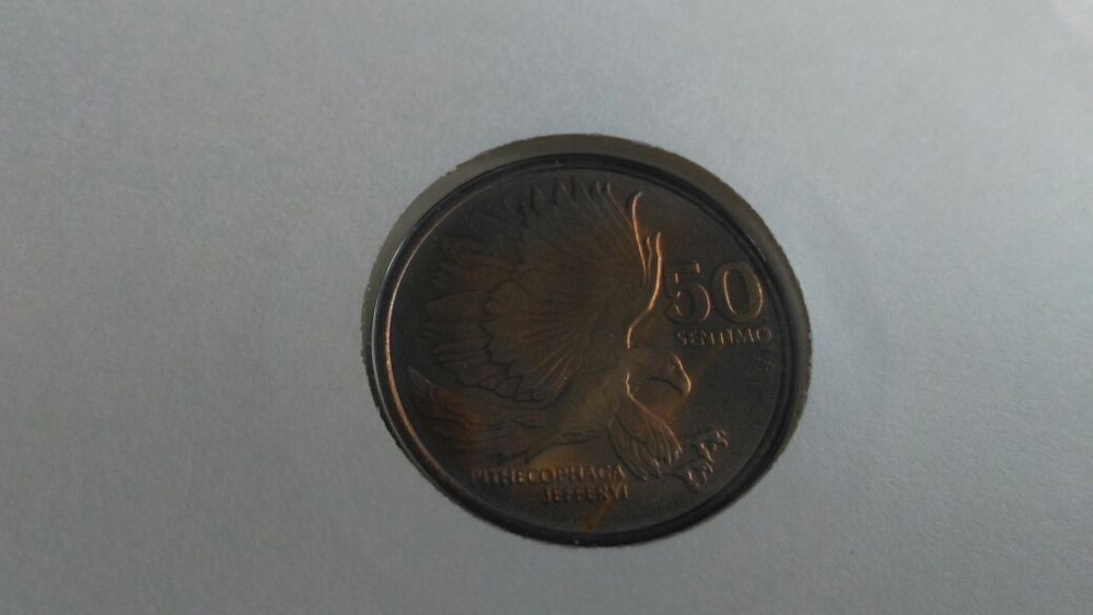 Koperta numizmatyczna Filipiny 50 Sentimo 1985