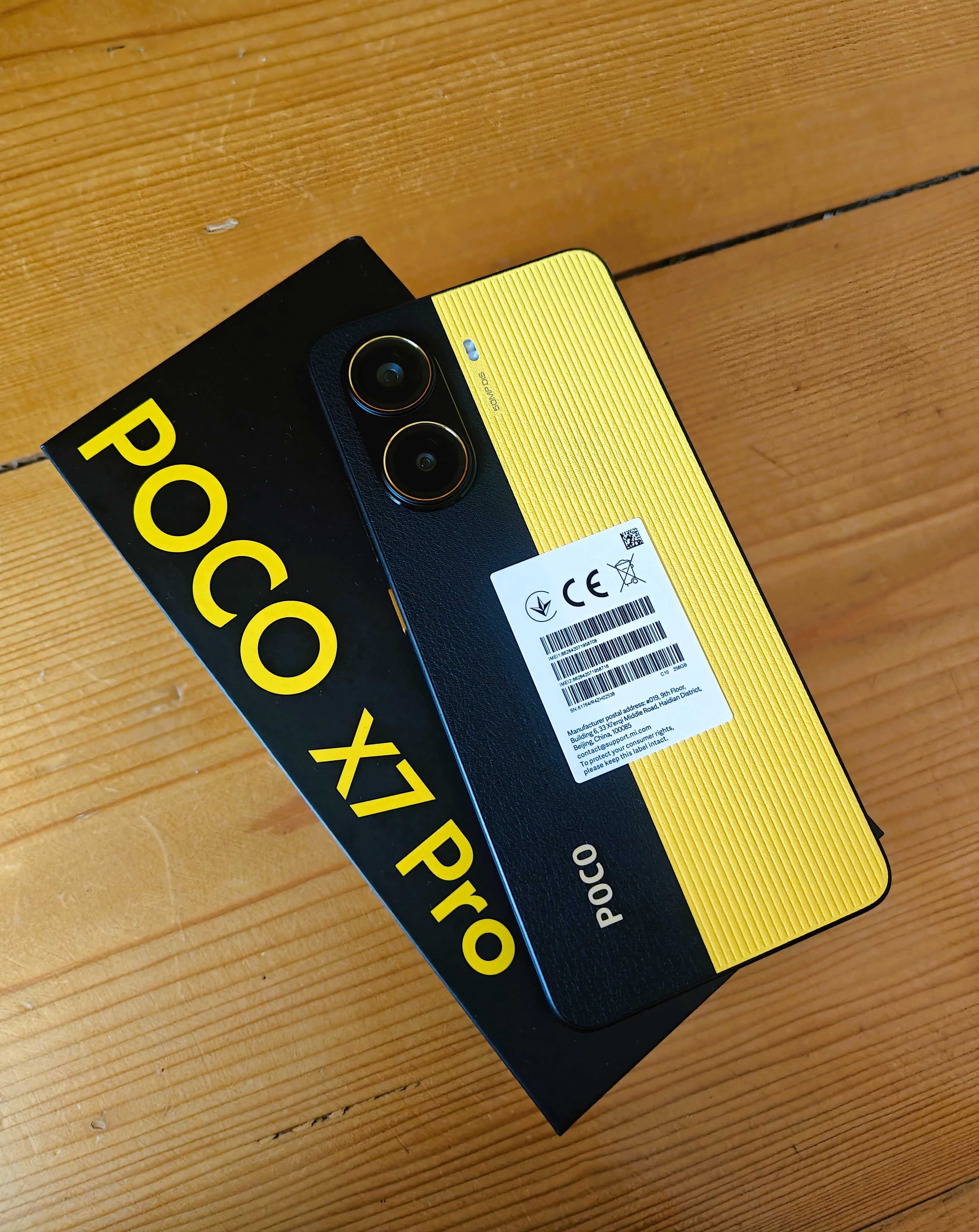 POCO X7 Pro 8/256GB Yellow/Green, міжнародна версія, зарядка 90W