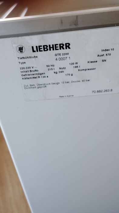 Zamrażarka skrzyniowa