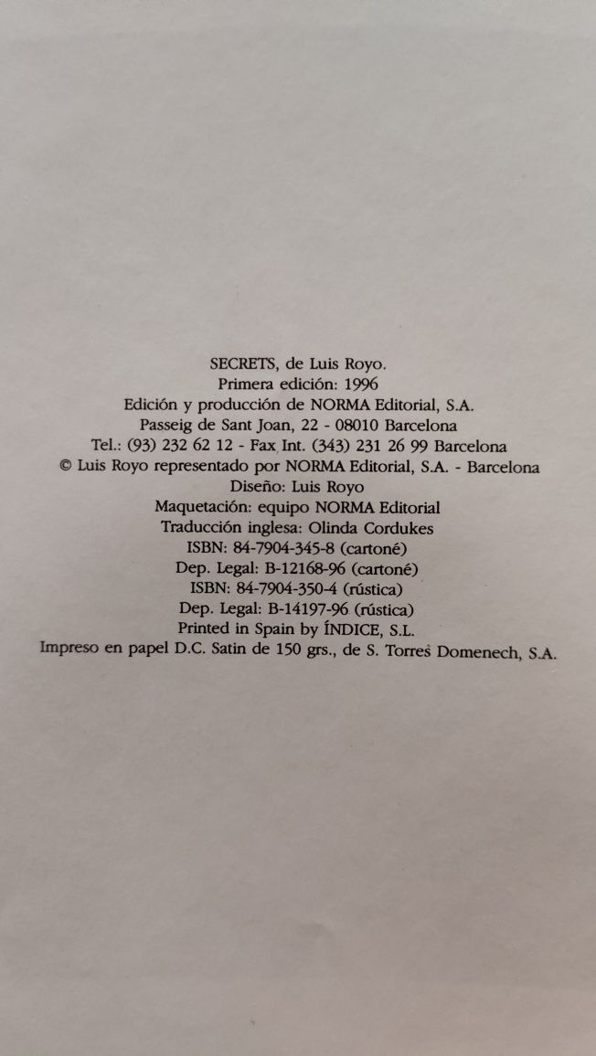 Luis Royo Secrets Album
