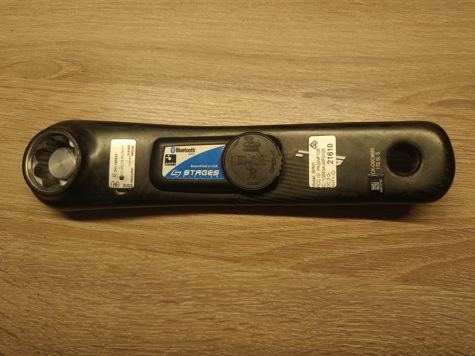 Pomiar mocy Stages karbon 172,5