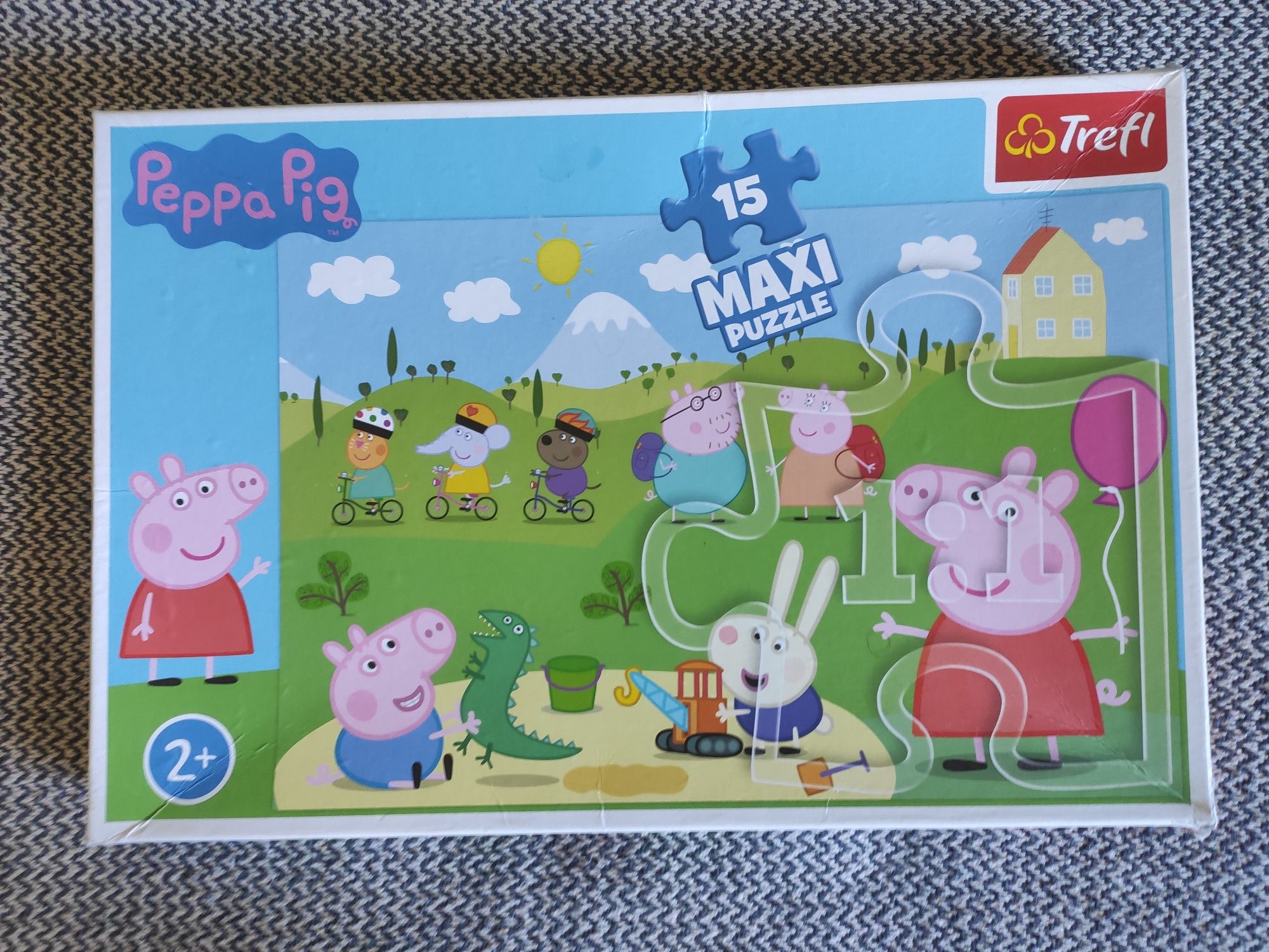 Puzzle Maxi Peppa Pig Świnka 15 el 2+