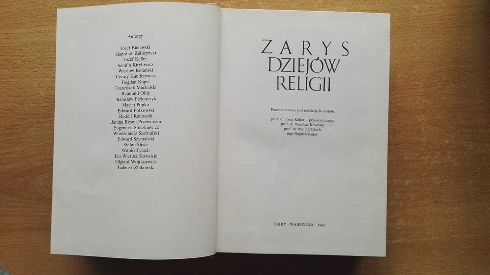 Książka Zarys Dziejów Religii