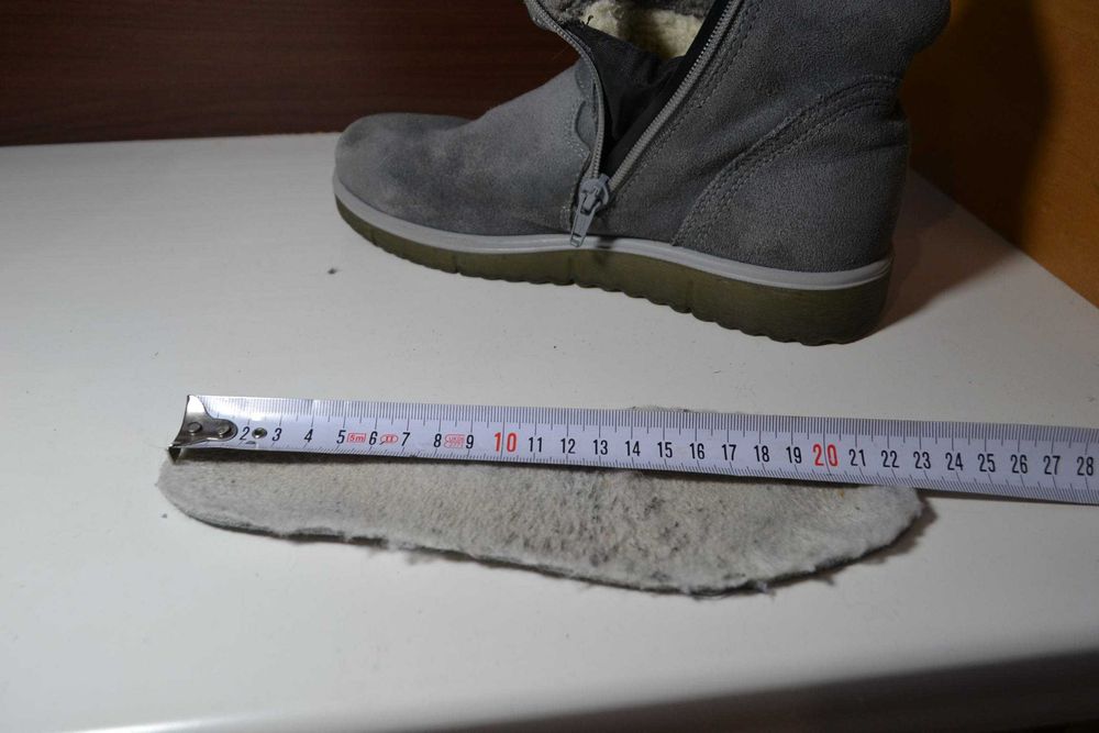 superfit 35р зимние кожаные сапожки оригинал gore-tex