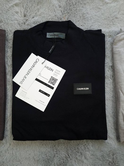 czarny sweterek Calvin Klein s-xxl