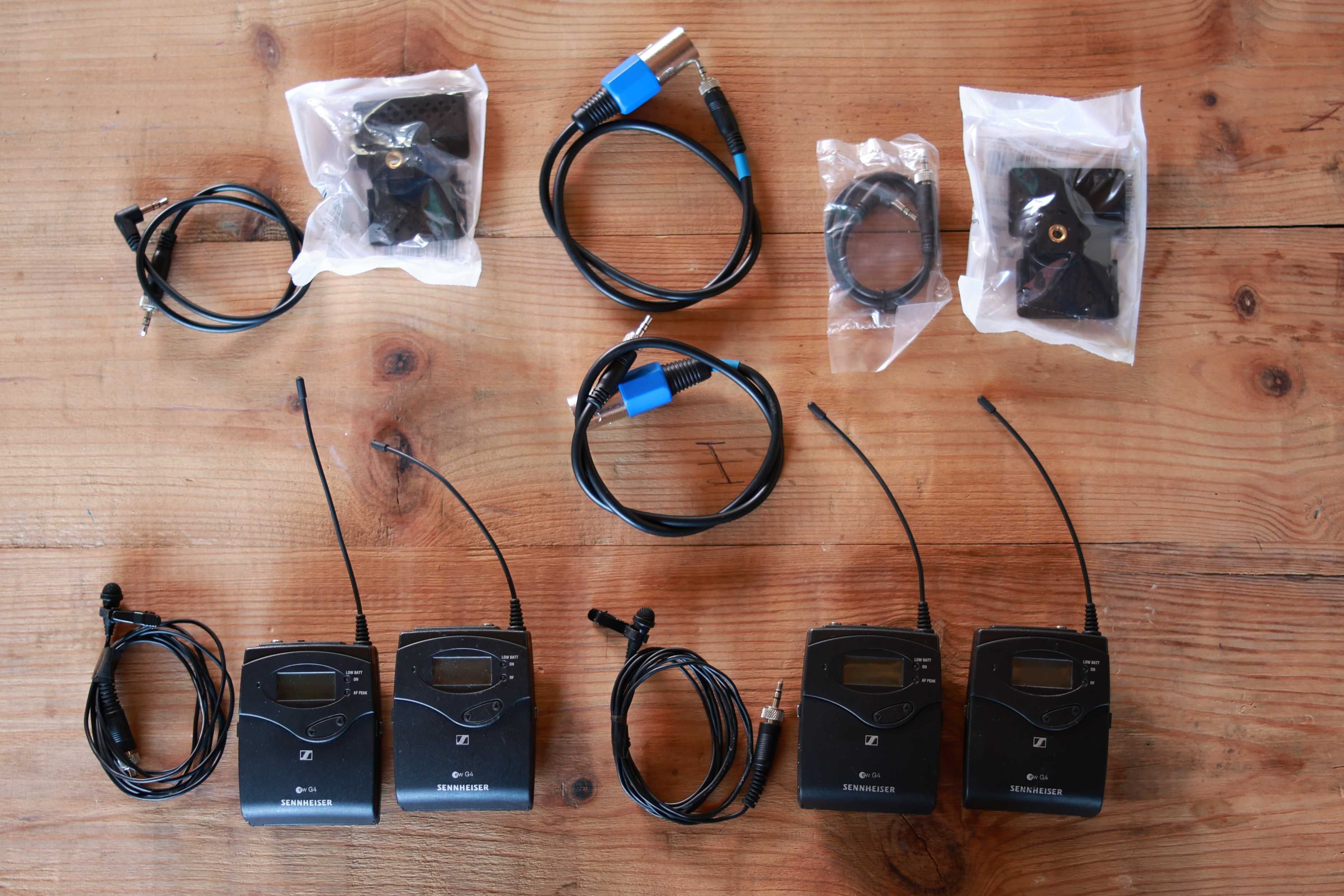2x Sennheiser Wireless EW112P G4 A-Band (SK 100 + EK 100 + ME2)