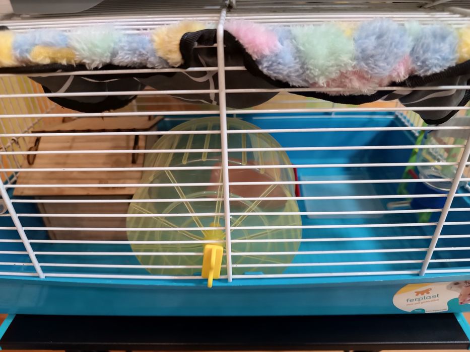 Двойная Клетка для грызунов хомяков крыс с лотком.Общяя высота: 56,7см