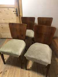 Krzesła Halabala lizaki do renowacji