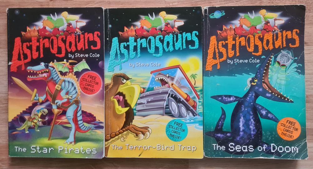 Astrosaurs - Steve Cole. Zestaw trzech książek