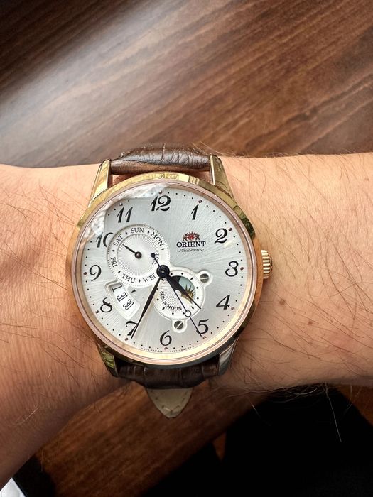 Zegarek męski Orient RA-AK0001S10B Automatic Sun And Moon