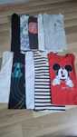 Zestaw chłopiec 110 - spodnie, spodenki, bluzka, bluza kurtka, koszula
