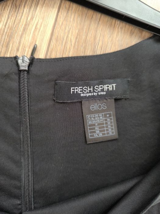 Sukienka wizytowa ellos, tiul, sylwester studniówka