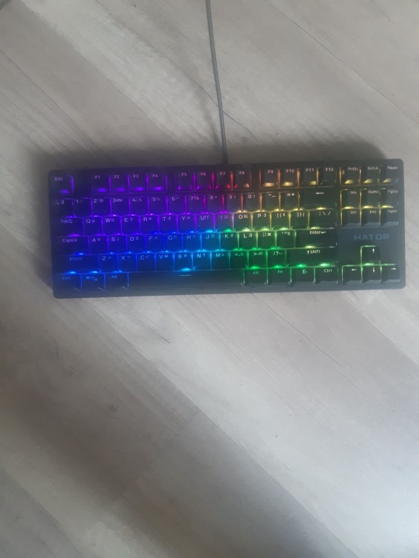 Клавиатура новая Hator rockfall 2 mecha TKL HATOR  HTK (520 UA)чёрная