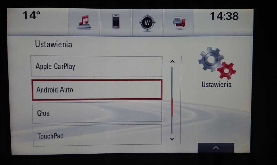 OPEL INSIGNIA 2014-15 HMI2.5 Android Auto CarPlay