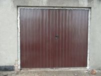 Brama 235x205 dwuskrzydłowa garażowa brąz antracyt Dostawa Gratis