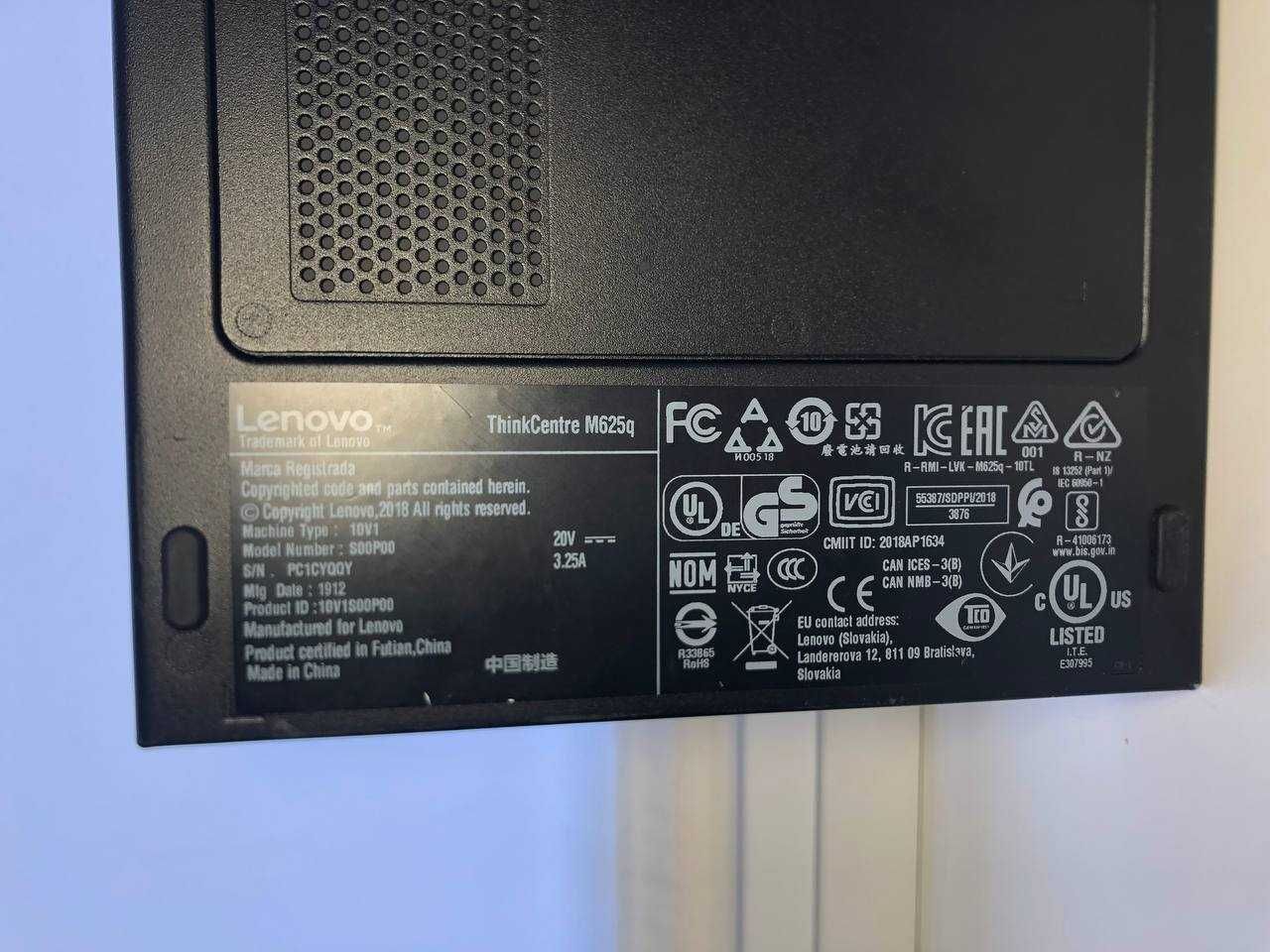 Системний блок Lenovo ThinkCentre M625q Tiny