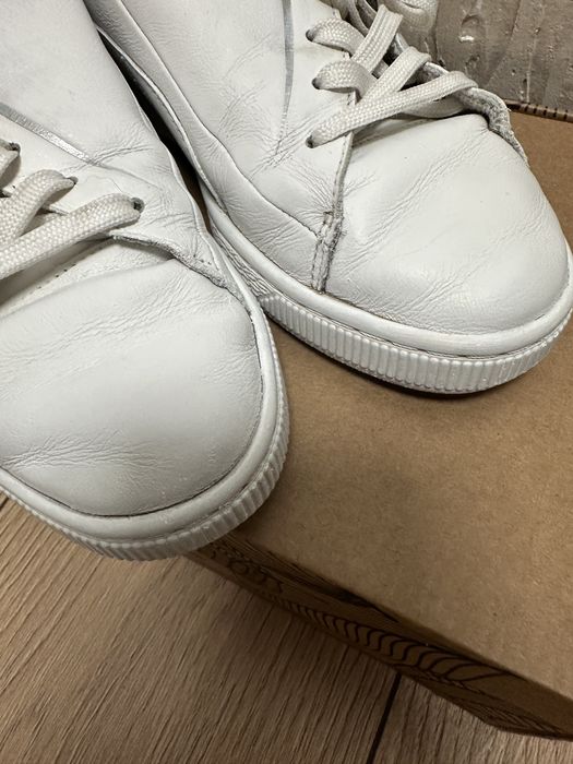 Кроссовки кеды puma натуральная кожа
