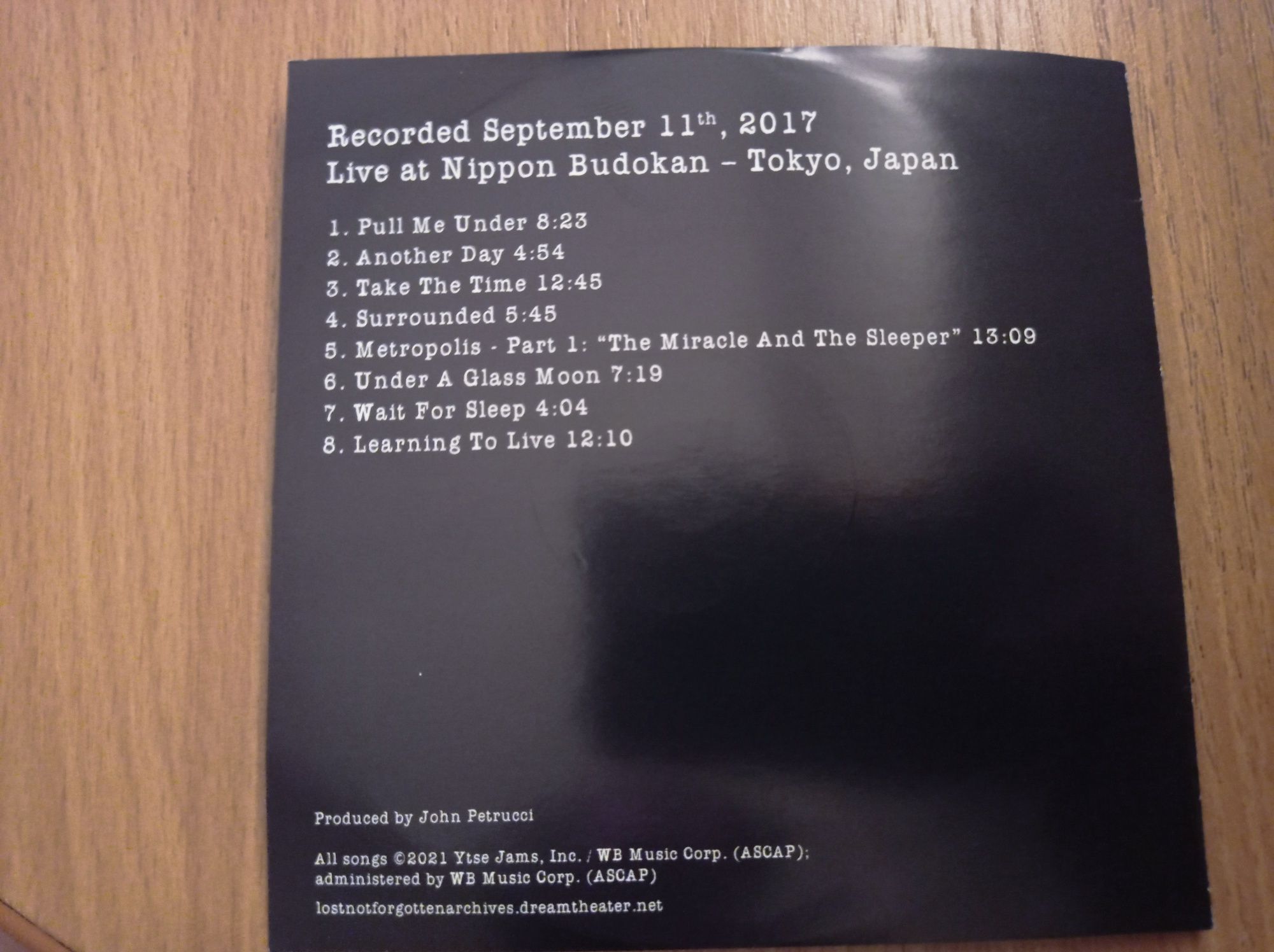 Dream Theater - Images and words live in Japan 2017