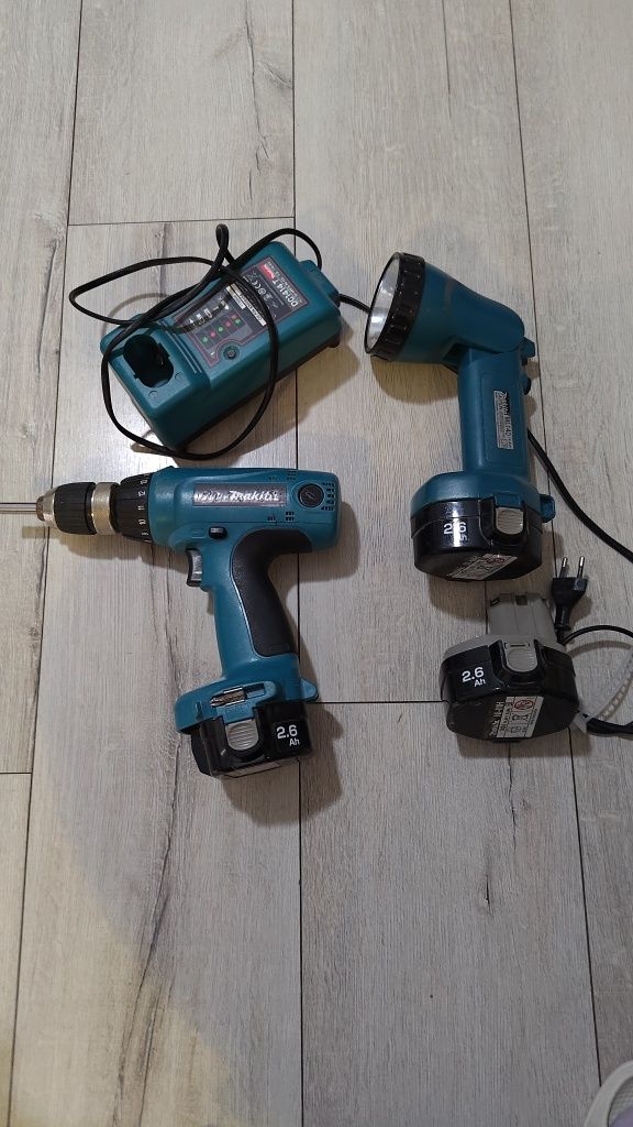Wkrętarka Makita 6337d latarka Makita ml140