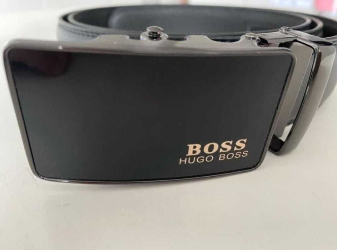 Pasek męski skórzany Hugo Boss paski męskie klamra