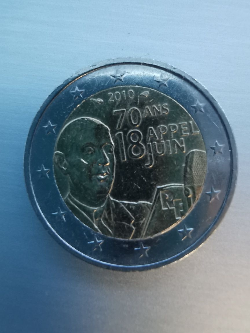 Vendo moedas comemorativas Francesas- 2 Euros